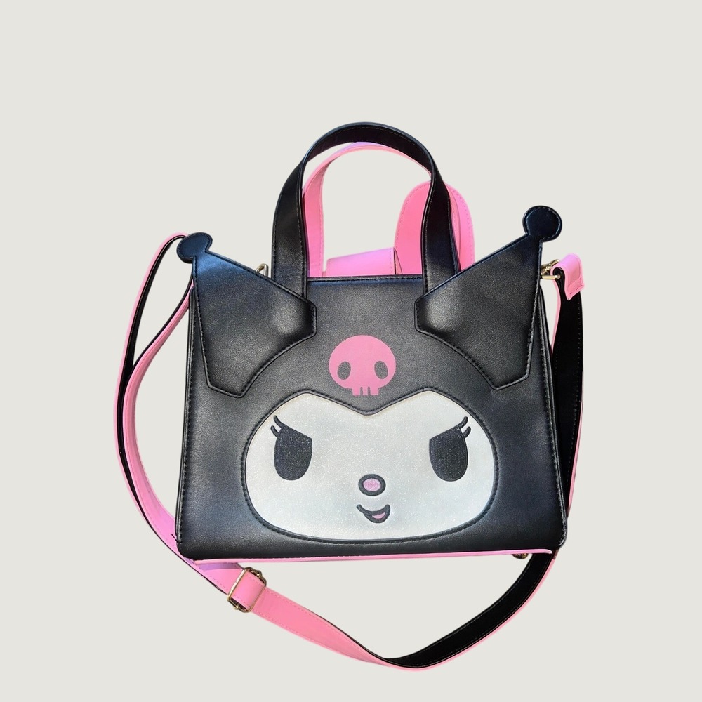 Loungefly Sanrio My Melody Kuromi Reversible Crossbody Bag Excellent Cond - Picture 2 of 5